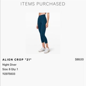 Align Lululemon Leggings